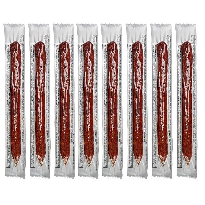 Wenzel’s Farm Jalapeno Cheddar Venison Snack Sticks 8 Pack | Supports Active Lifestyles │ High Protein, Low Carb │ No MSG, Fillers, Binders, Artificial Colors │ Gluten Free