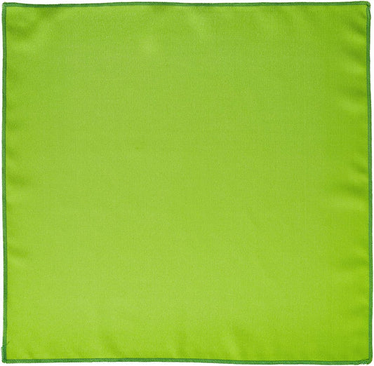 LA Linen 10-Pack Poly Poplin Napkin, Soft Cloth Napkins, Washable Reusable Napkins, Stain and Wrinkle Resistance Table Napkins for Dinner, Wedding, Parties, 18 by 18-Inch, Lime