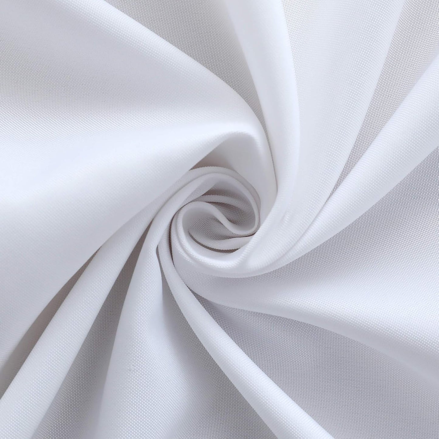 FOLINS&HOME White Rectangle Tablecloth Wrinkle Free Waterproof Polyester Table Cloths, Spillproof Heavy Duty and Washable Table Cover for Party, Banquet, Indoor & Outdoor - Square/Oblong 54 x 54 inch