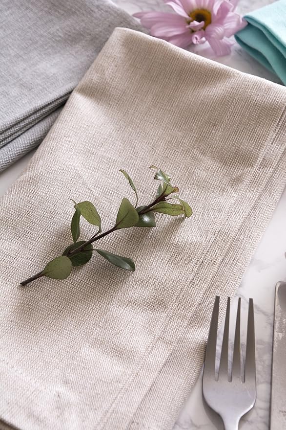 DII Chambray Kitchen, Tabletop Collection, Natural, Napkin Set