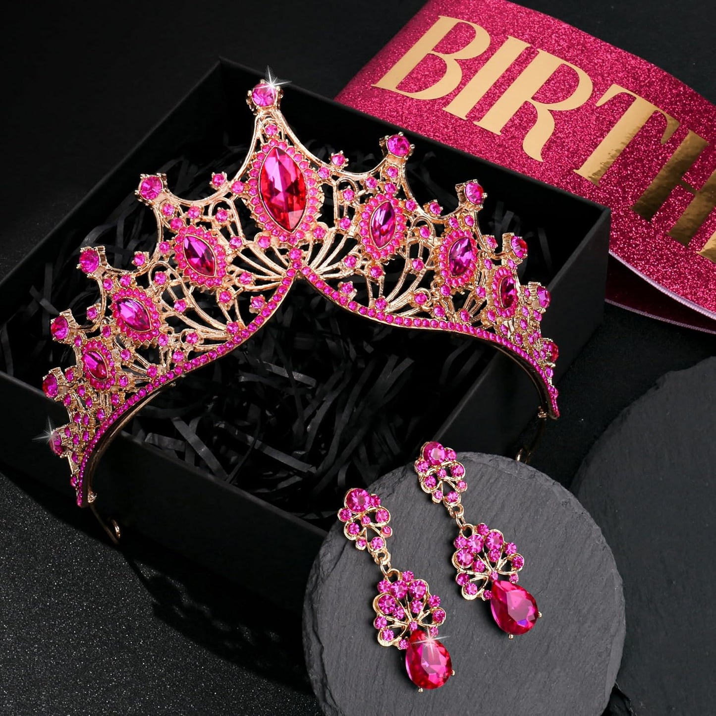 princess tiara，birthday princess gold crown for women，prom queen sash and tiara set， gothic tiaras，belle girl aurora crowns， princess adult woman, black swan