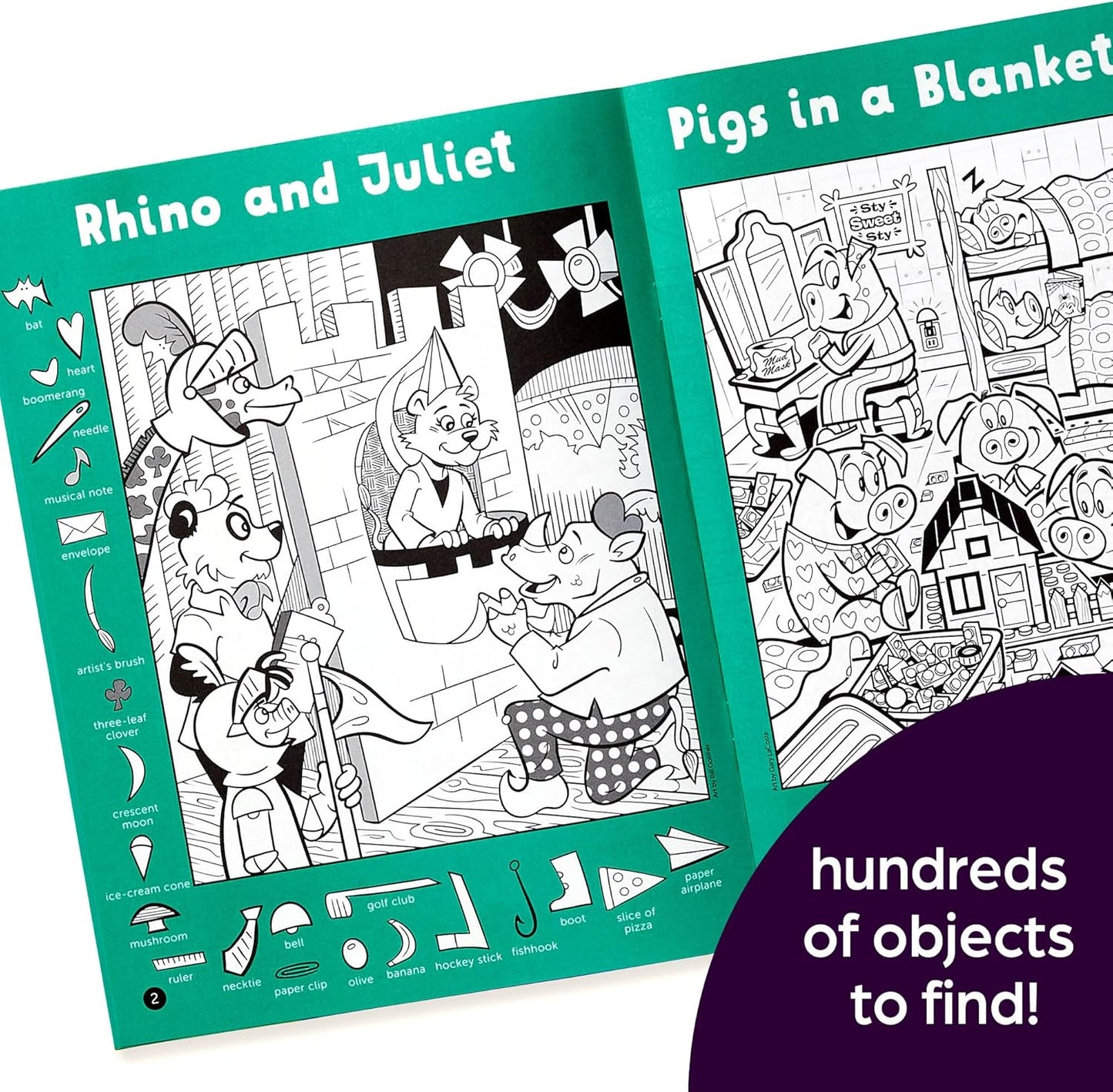 Highlights for Children Hidden Pictures 2023 Activity Books for Kids Ages 6 and Up, 4-Book Set of Travel-Friendly Screen Free Seek and Find Fun, Doubles as Coloring Pages