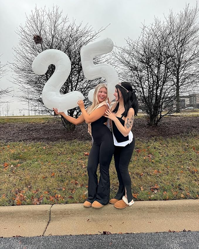 White 5 Balloon, Translucent Number Balloons 40 Inch, 5th Birthday Balloon Decorations, White Party Supplies, 5 Number Balloons, Number 5 Balloon