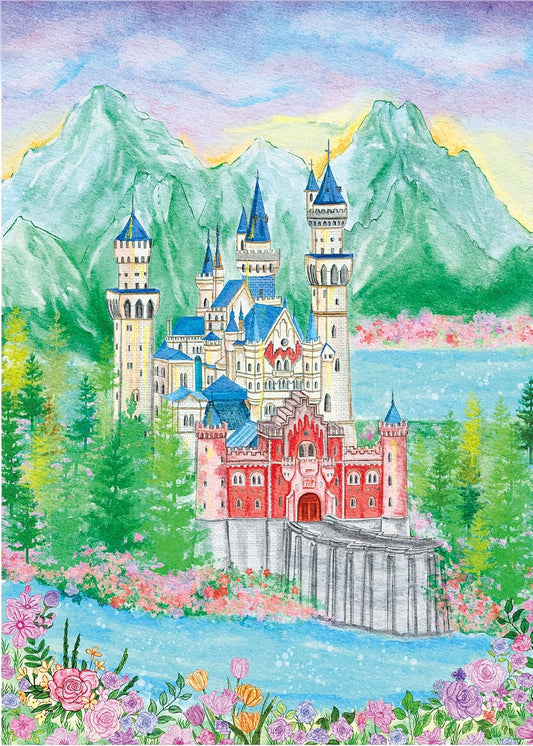 Stillwater Fortress 1000-Piece Jigsaw Puzzle for Adults – Challenging Castle Landscape Art, Premium Matte Finish, 27.56 x 19.68 Inches, Perfect for Game Nights