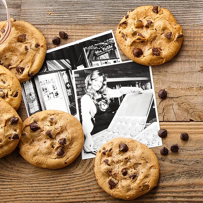 Mrs. Fields Sweet Signature Crate - Assorted with 6 Original Cookies and 24 Nibblers Bite-Sized Cookies in our 5 Classic Flavors (30 Count)