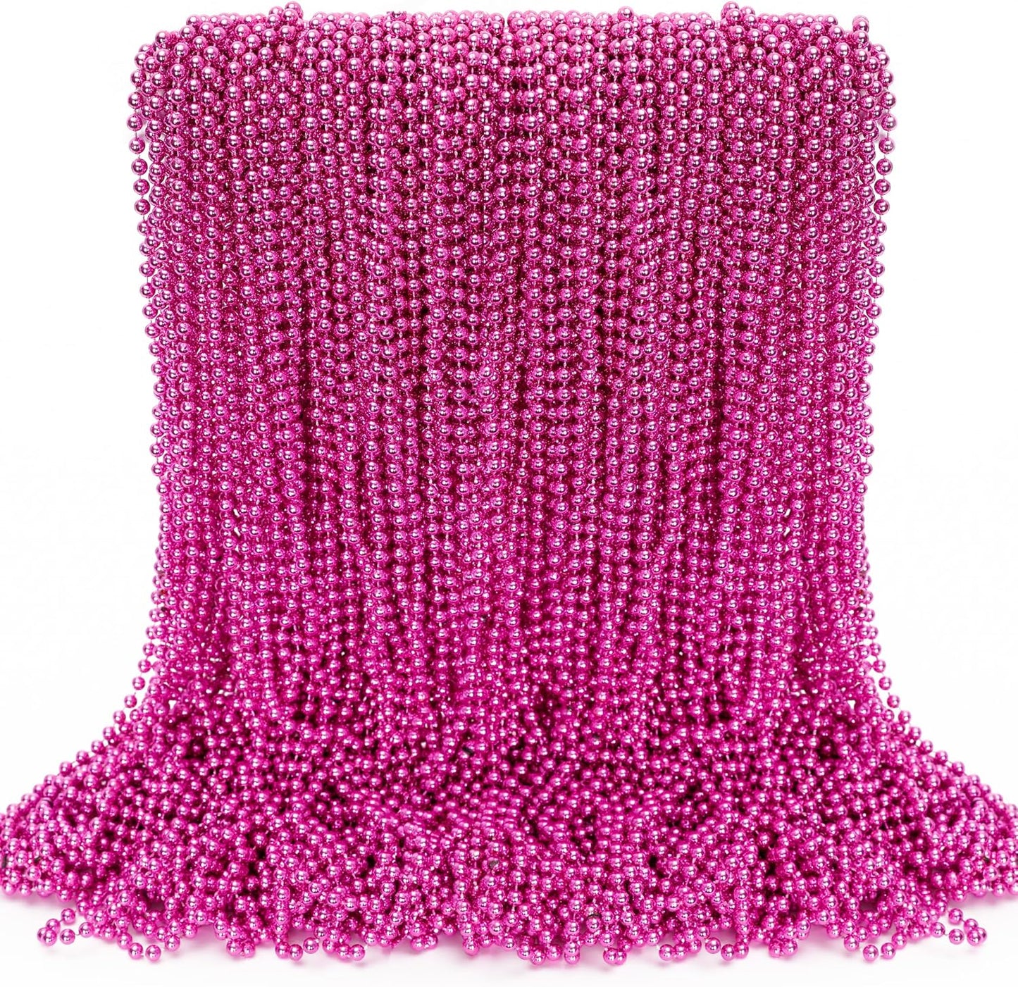 Breast Cancer Awareness Accessories - 100PCS Beads Bulk Decorations, Awareness Toy Necklaces, Party Parade Supplies Favors Stuff