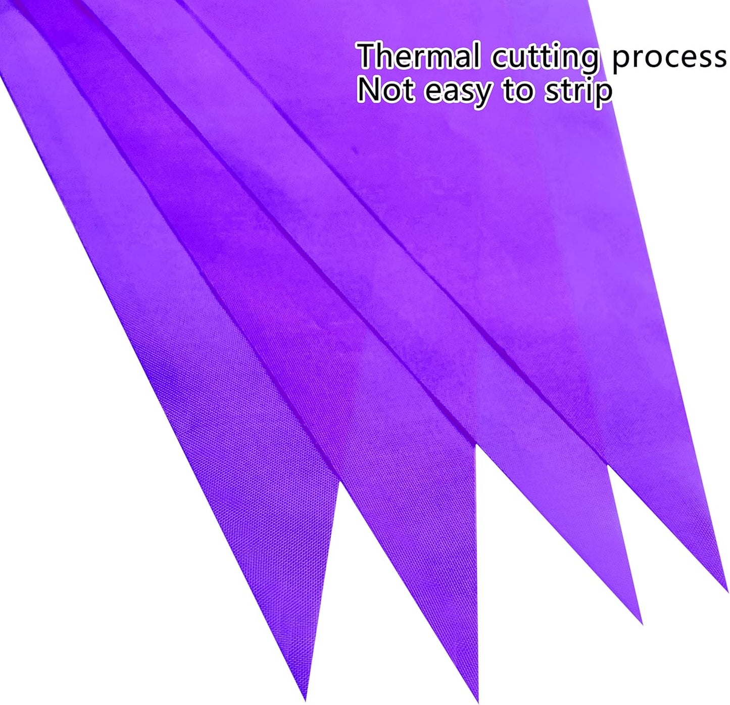 100 Feet Purple Pennant Banners Flags String Hanging Triangle Bunting Flags,Party Decorations for Grand Opening,Kids Birthday,Carnival,60 PCS
