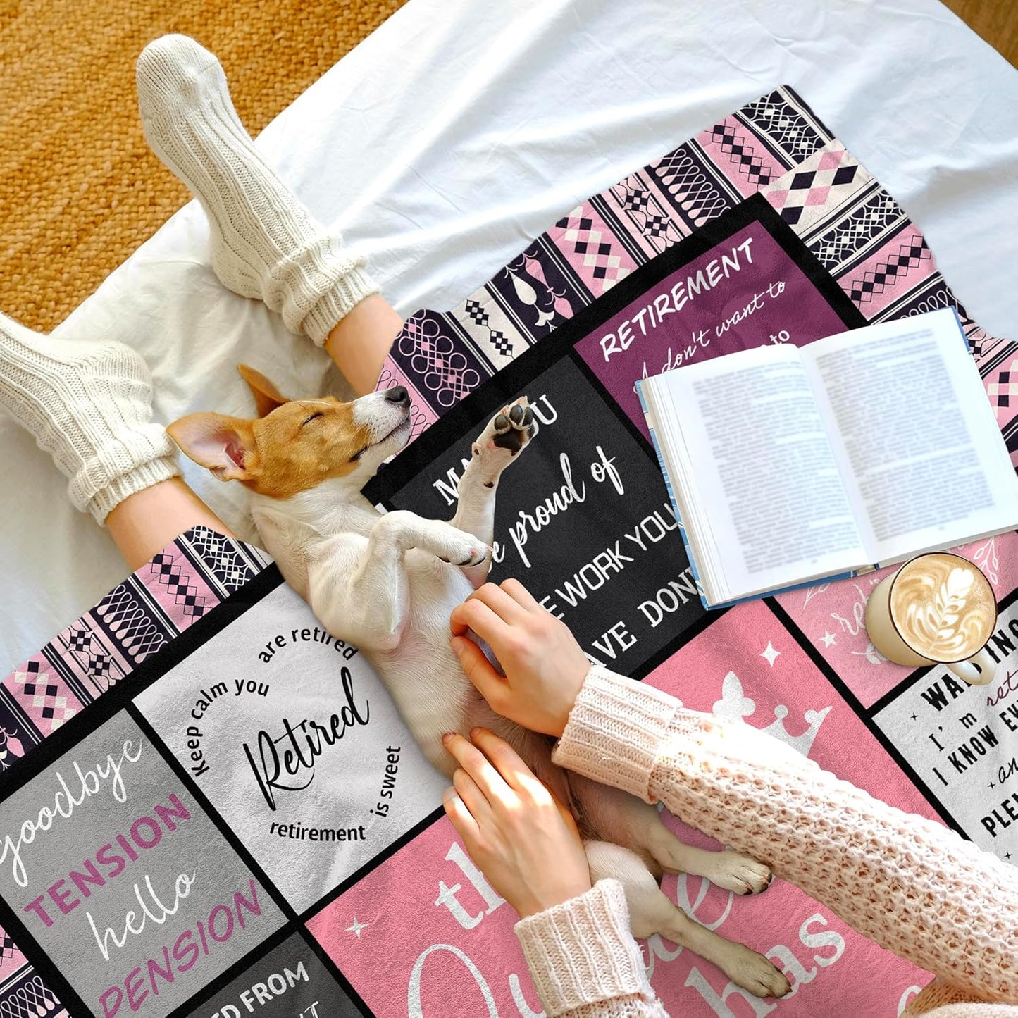 Best Retirement Gifts for Women 2025, Cool Retirement Gifts Ideas, Retired Gifts for Women, Goodbye Farewell Gifts for Coworkers, Coworker Leaving Gift Blanket 60”X50”