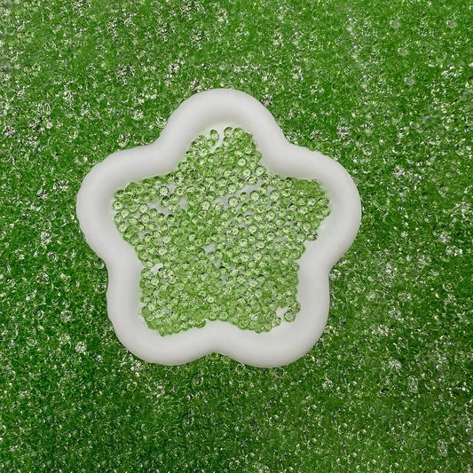 5000 pcs/Pack Wedding Table Scatter Confetti Crystals Acrylic Diamonds 6 mm Rhinestones for Wedding, Bridal Shower, Vase Beads Decorations (6mm, Light Green)