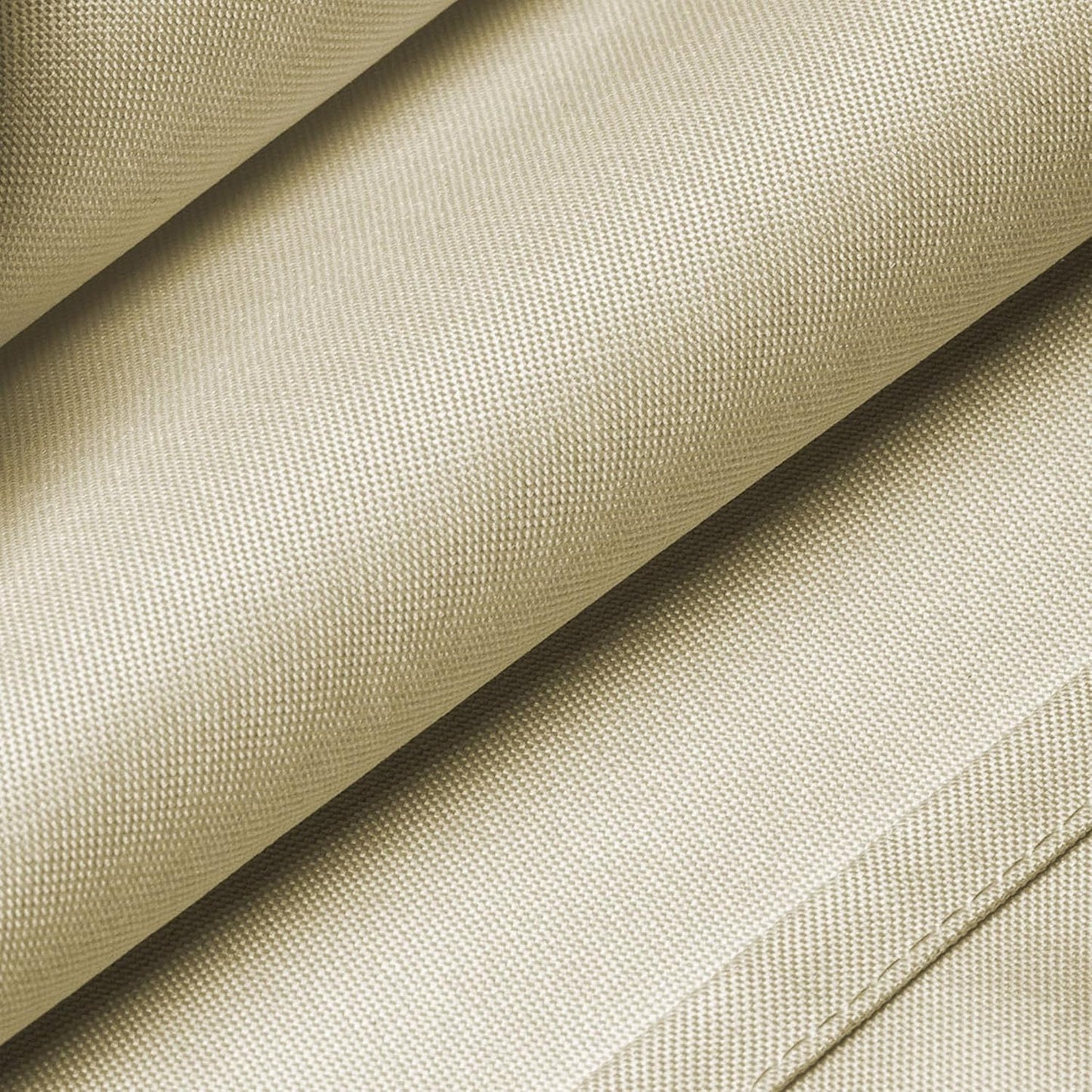 Lann's Linens - 108" Round Premium Tablecloth for Wedding/Banquet/Restaurant - Polyester Fabric Table Cloth - Beige
