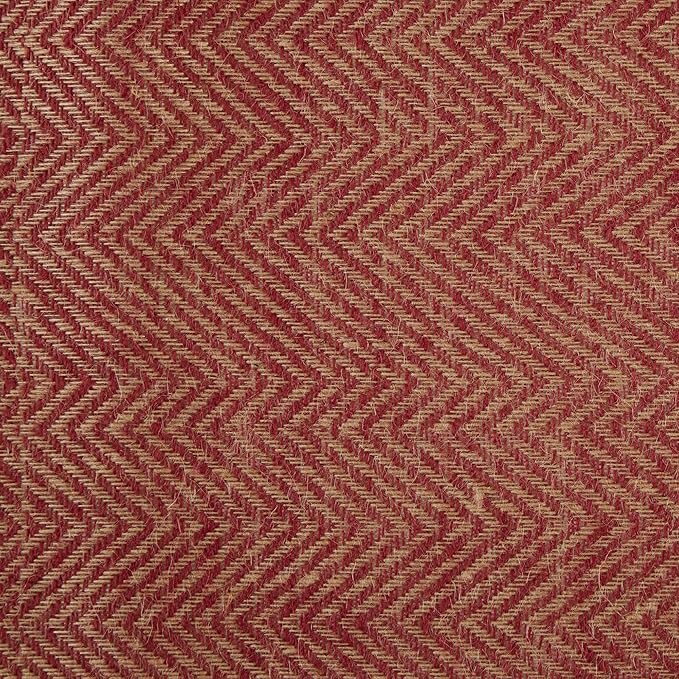 DII Jute Burlap Collection Kitchen Tabletop, Table Runner, 14x72, Chevron Barn Red