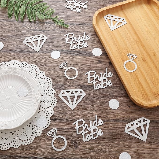 Wedding Ceremony Throwing Confetti Decorations - Glitter Rose Gold Wedding Table Confetti, Bridal Bachelor Shower, Engagement Party Decorations