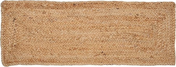 Lightnpro Reversible Jute Braided Table Runner - Farmhouse Burlap, Eco-Friendly Rustic Vintage Dining Table Runner, Table Decor, Handwoven, Natural Fiber, Sustainable - 13x36 Inch, Natural