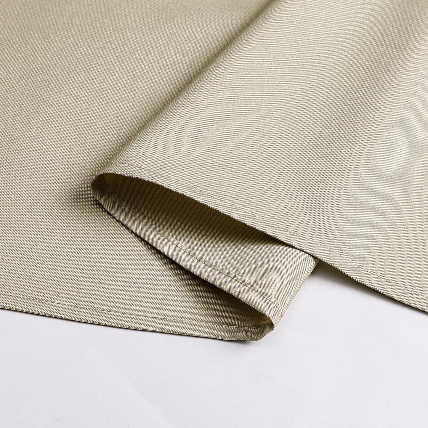 Wewoch Khaki Rectangle Tablecloth Water Resistant Washable Polyester Table Cloth for Dining,Kitchen, Parties Weddings and Outdoor Use 60 Inch by 84 Inch