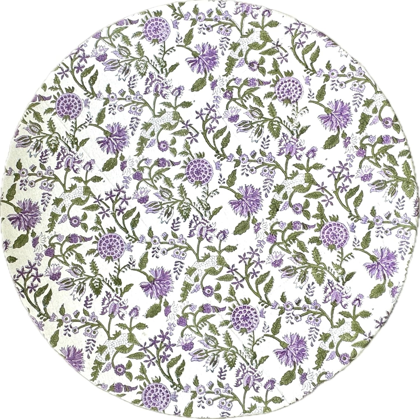 ATOSII Cotton Tablecloth Mahoka 90" Inches Round