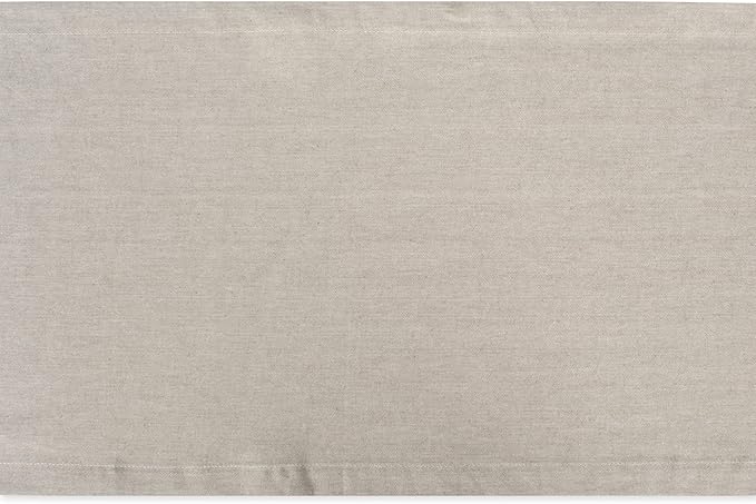 DII Chambray Kitchen, Tabletop Collection, Stone, 14x108 Table Runner