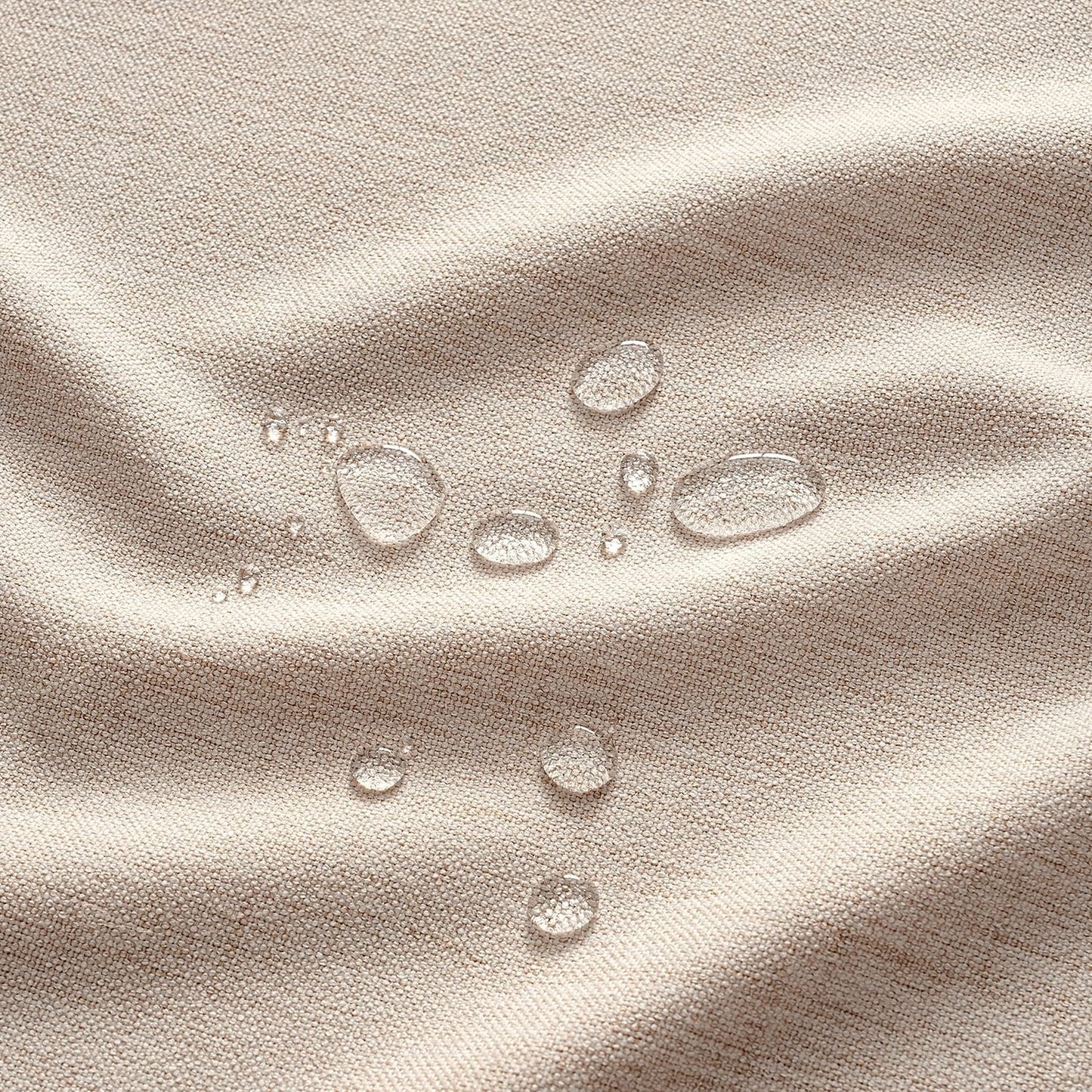 MIULEE Natural-Black Linen Tablecloth 60x84 Inch Rectangle Table Cloth Waterproof,Stain Resistant & Wrinkle Resistant for Dining Party Wedding