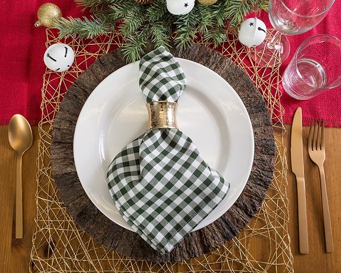 DII Jute Burlap Collection Kitchen Tabletop, Table Runner, 15x74, Solid Tango Red
