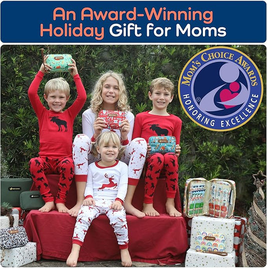 KeepGoing Large Home First Aid Kit for Kids – 270 Pc. for Car, Home, Dorm, & Boat with Latex-Free Bandages – 10 x 7 x 3.5 in. Travel First Aid Kit (Boho)
