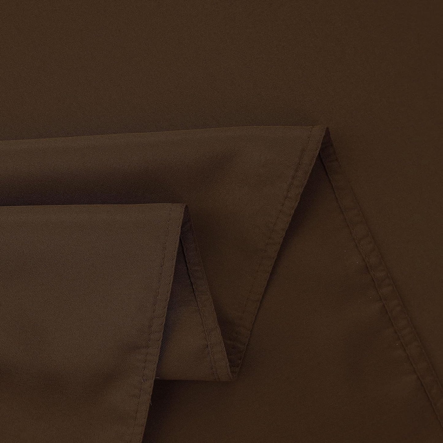 FOLINS&HOME Brown Square Tablecloth 60 x 60 Wrinkle Free Waterproof Polyester Table Cloths, Spillproof Heavy Duty and Washable Table Cover for Party, Banquet, Indoor and Outdoor - Rectangle/Oblong