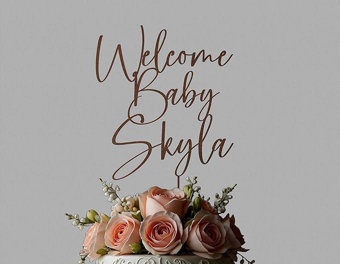 Personalized Wedding Cake Topper – Custom Mr & Mrs Cake Topper with Name or Date – Handmade Wood or acrylic Decoration for Weddings & Anniversaries, Create your own cake toppers!