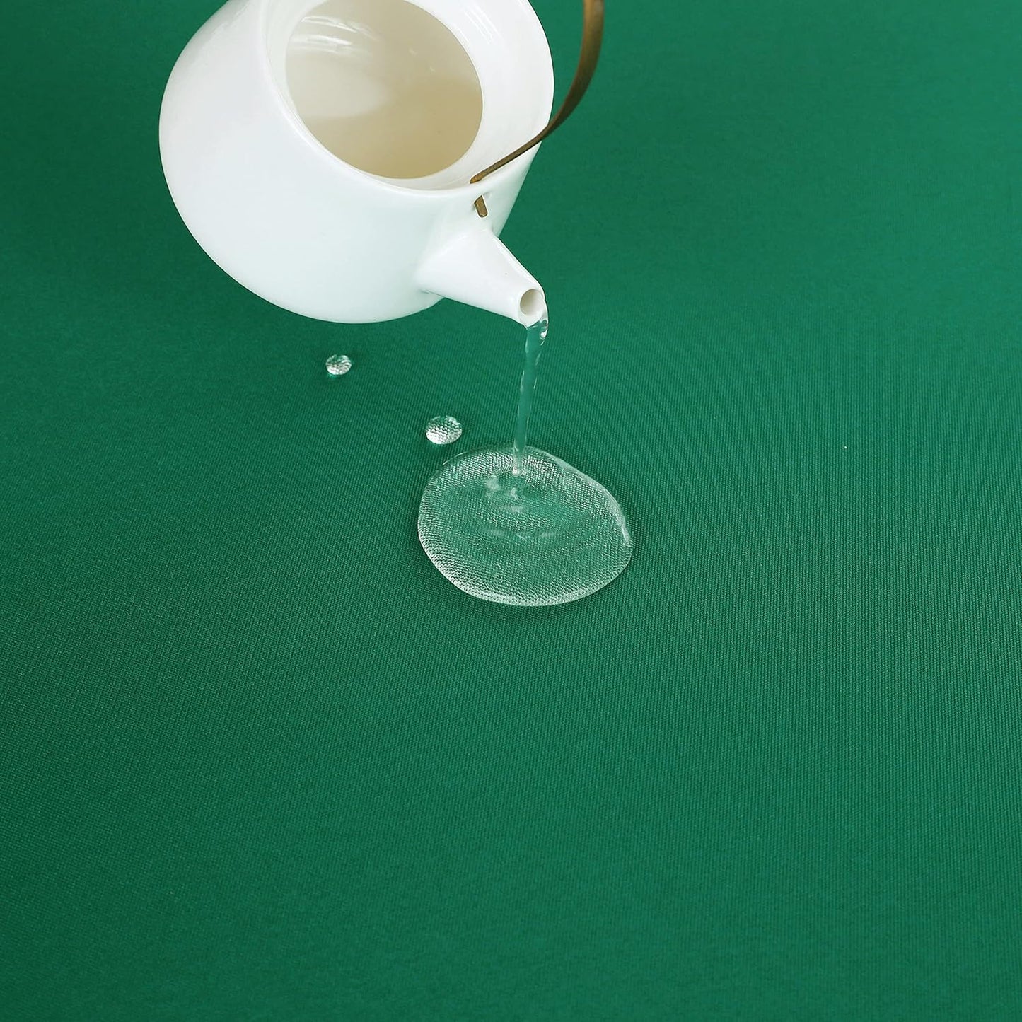 FOLINS&HOME Green Square Tablecloth 54 x 54 Wrinkle Free Waterproof Polyester Table Cloths, Spillproof Heavy Duty and Washable Table Cover for Party, Banquet, Indoor and Outdoor-Rectangle/Oblong