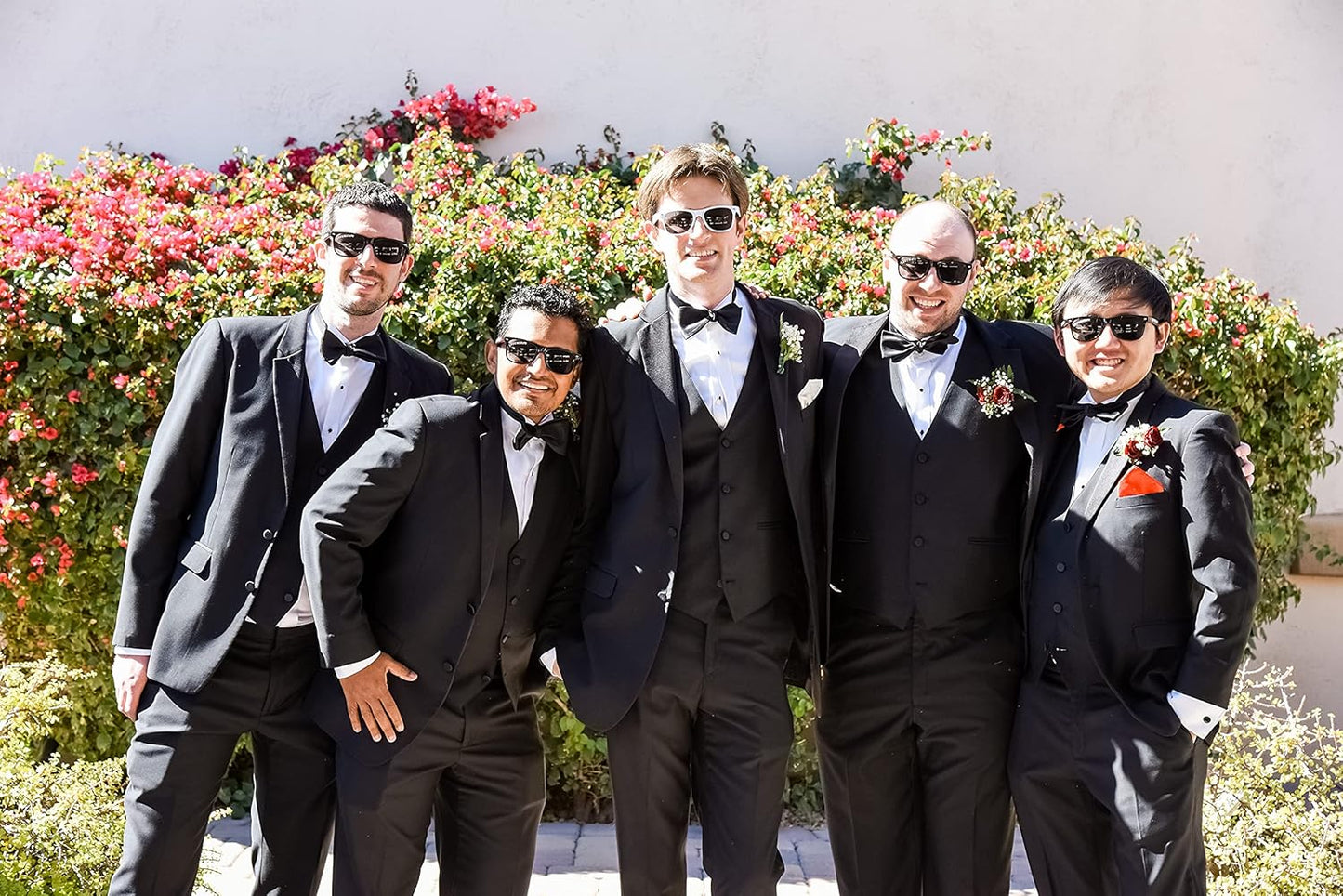 POLARIZED Bachelor Party Sunglasses Complete Set of Wedding Supplies Groom, Best Man, Groomsman