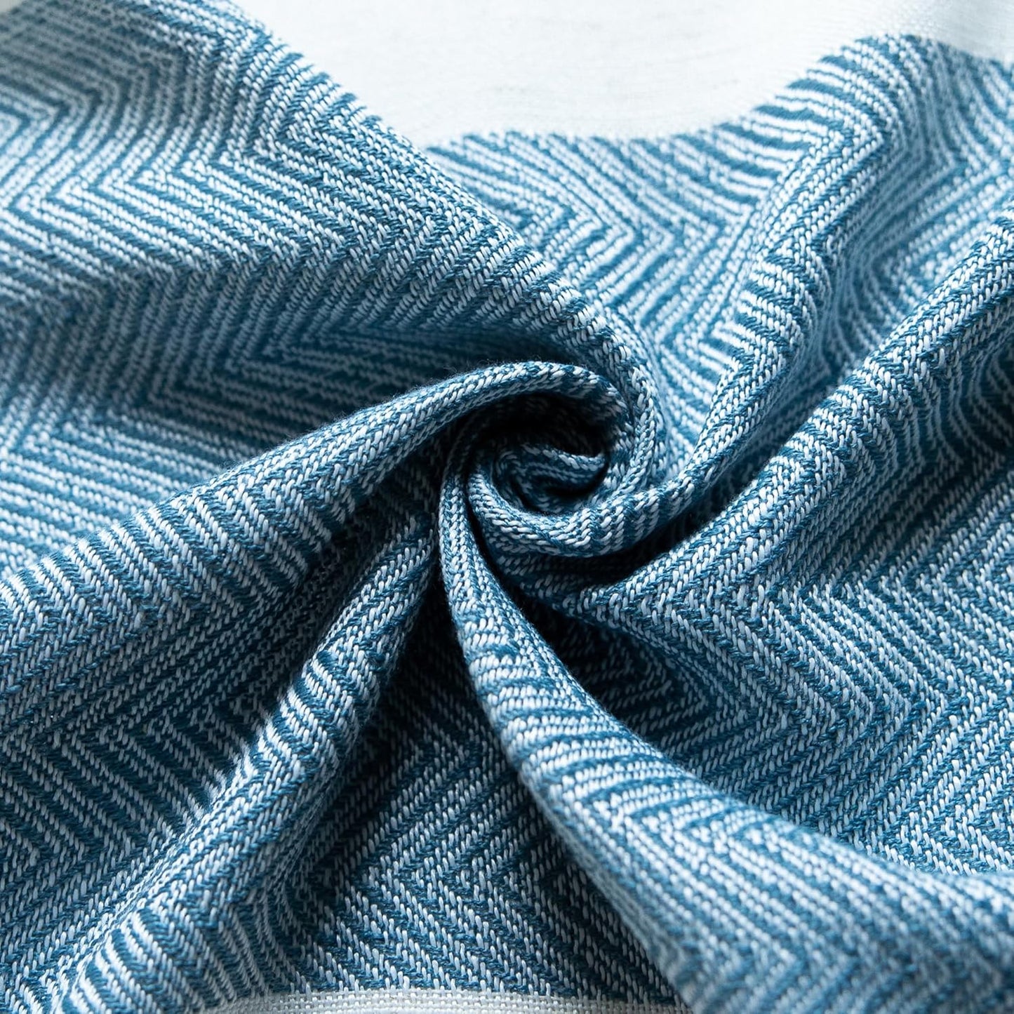 Oubonun Cotton Linen Rectangular Tablecloth - Wrinkle Resistant & Waterproof - Machine Washable Table Cloth with Tassels for Kitchen & Dining, 55''x102'', 8-10 Seats
