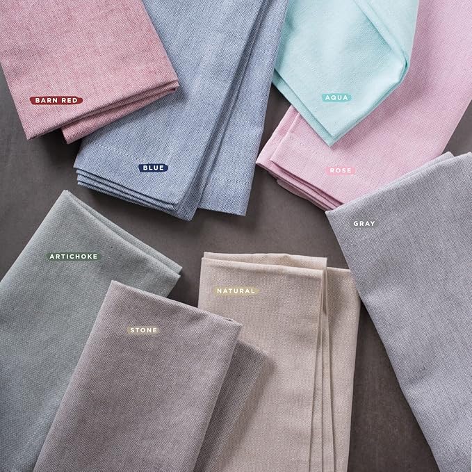DII Chambray Kitchen, Tabletop Collection, Stone, Napkin Set