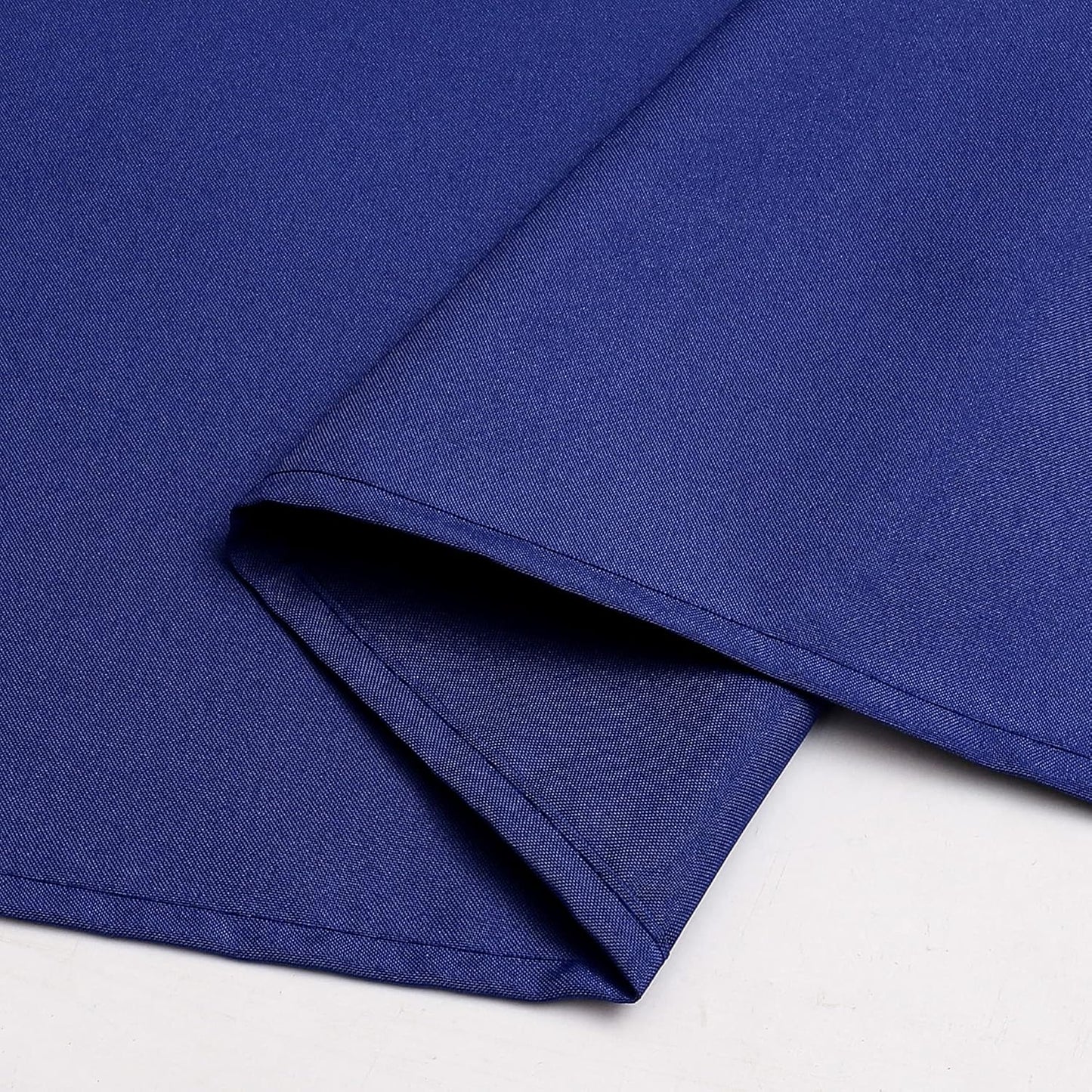 Wewoch Royal Blue Rectangle Tablecloth Water Resistant Washable Polyester Table Cloth for Dining,Kitchen, Parties Weddings and Outdoor Use 60 Inch by 84 Inch