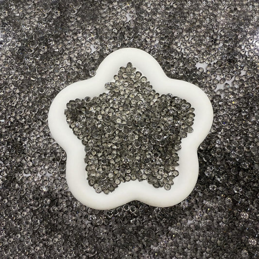 5000 pcs/Pack Wedding Table Scatter Confetti Crystals Acrylic Diamonds 6 mm Rhinestones for Wedding, Bridal Shower, Vase Beads Decorations (6mm, Light Gray)