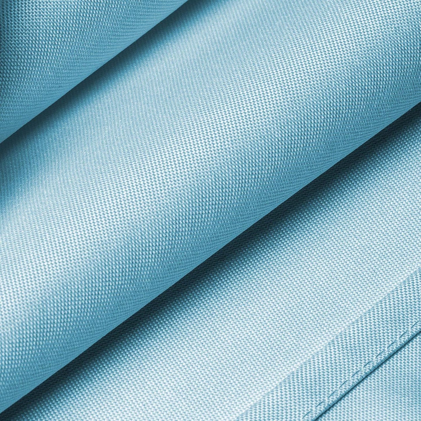Lann's Linens - 120" Round Premium Tablecloth for Wedding/Banquet/Restaurant - Polyester Fabric Table Cloth - Baby Blue