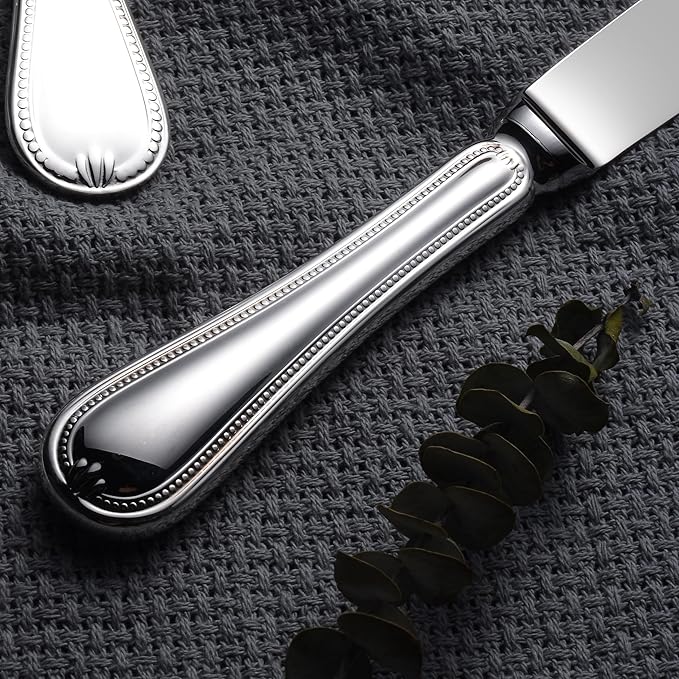OTW PAVILION 2 Piece Wedding Cake Server Set,18/10 Stainless Steel Dessert Set Pie Server Cake Cutter Knife for Birthday,Anniversary,Holiday,Baby Shower,Party