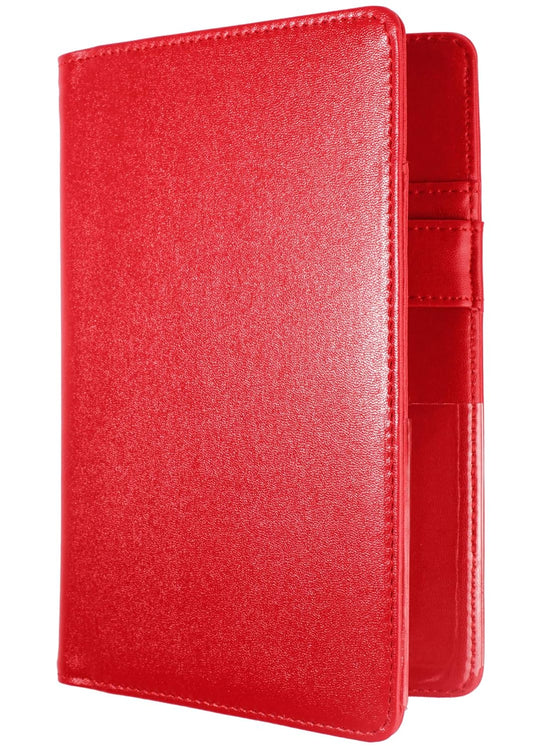 Mymazn Server Book for Waitress Book Serving Book Waiter Book Server Wallet Server Booklet Restaurant Waitstaff Organizer, Guest Check Book Holder Money Pocket Fit Server Apron (Red)