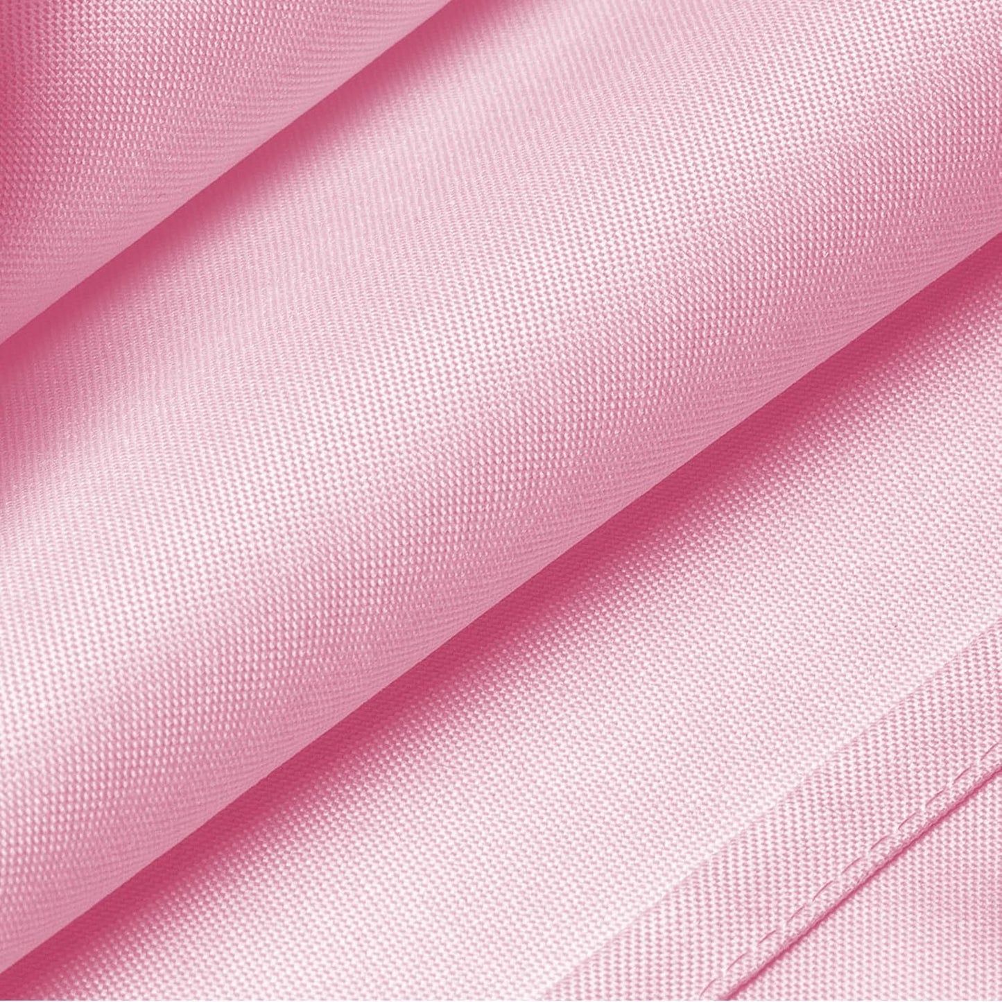 Lann's Linens - 120" Round Premium Tablecloth for Wedding/Banquet/Restaurant - Polyester Fabric Table Cloth - Pink