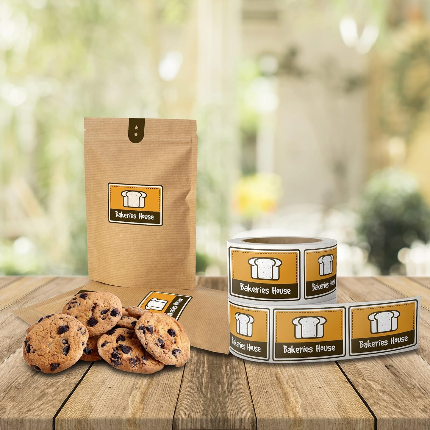 Custom Sticker Roll Labels — Logo Stickers Customized Labels — Custom Stickers for Business Logo (Rectangle)