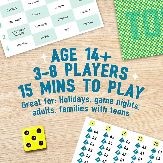 Big Potato The Chameleon, Award-Winning Board Game for Families & Friends for 3-8 Players