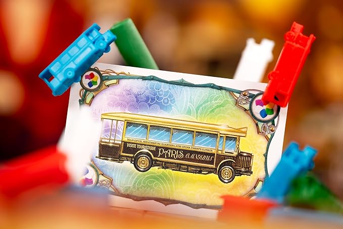 Asmodee Ticket to Ride Paris Board Game - Train Route-Building Strategy Game with Detailed Parisian Buses, Fun Family Game for Kids & Adults, Ages 8+, 2-4 Players, 10-15 Min Playtime