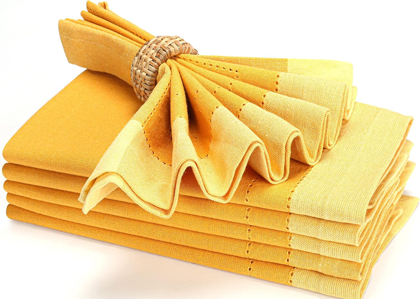 Homidate Cloth Dinner Napkins – Machine Washable Reusable Fabric Napkins for Weddings, Parties & Table Decorations