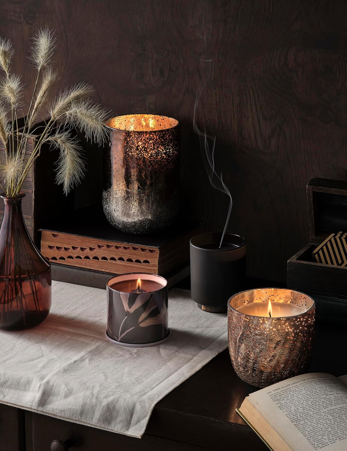 Illume Woodfire Candle | Tin | 11.8 oz | Pack of 6