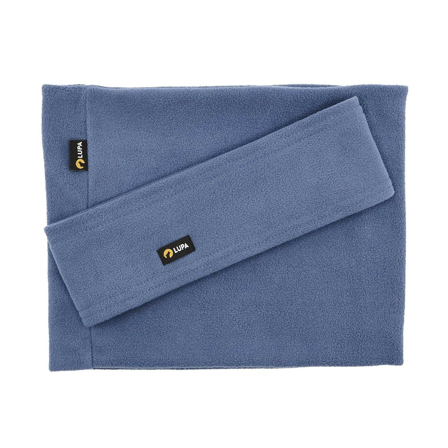 Lupa Handmade Unisex Triple-Layer Micro Fleece Headband - Ear Warmer for Women & Men - Ears Cover (Blue)