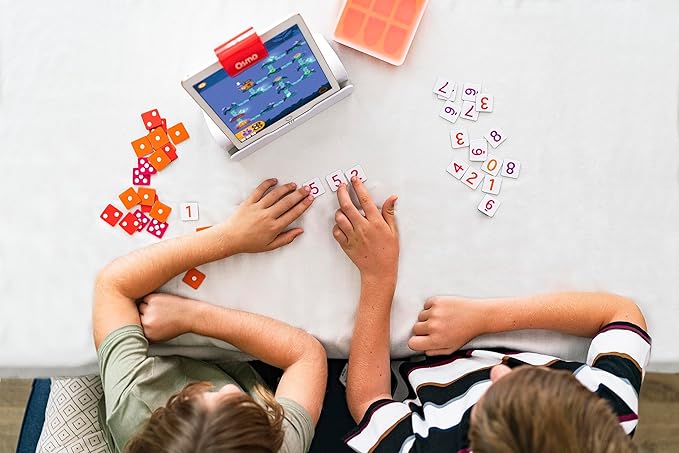 Osmo Genius Starter Kit - 7 Educational iPad Games for Spelling & Math, Ages 6-10