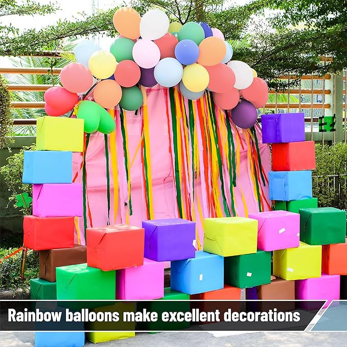 Mr. Pen- Balloons, 12 Inch, 54 Pack, Pastel Colors, Party Balloons