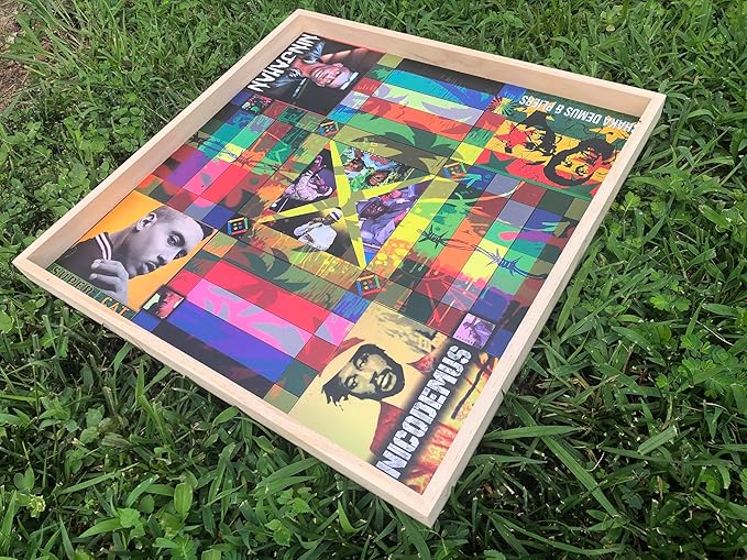 Jamaican Ludo 80s Reggae Kings Edition – 24x24 Oversized Board Game | Fun Multi-Player Entertainment | Family Game Night Activity | Ludi, Ludy, Loodi Board Game
