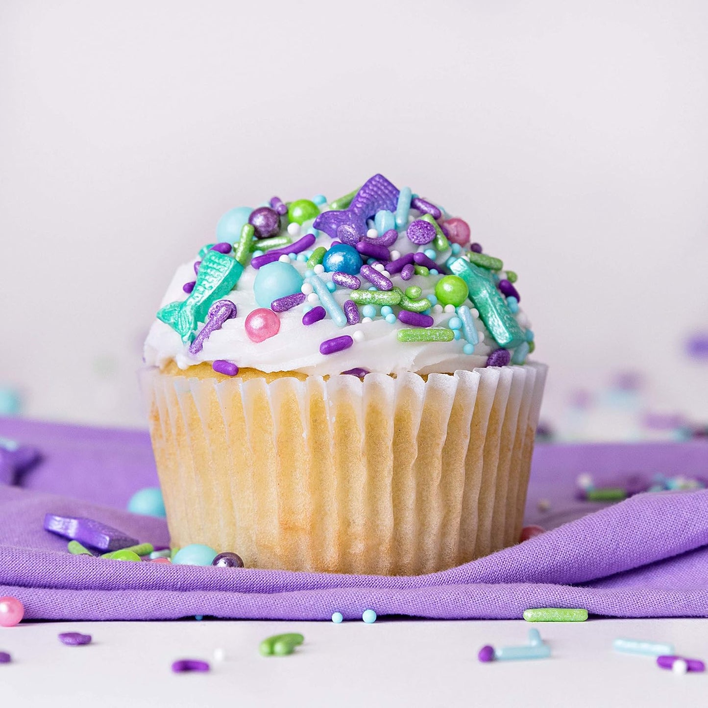 Sweets Indeed Sprinkles, Mermaid Edible Sprinkle Mix, Perfect for Cake Decorations, Baking, Ice Cream, Cookies, Cupcake Topper
