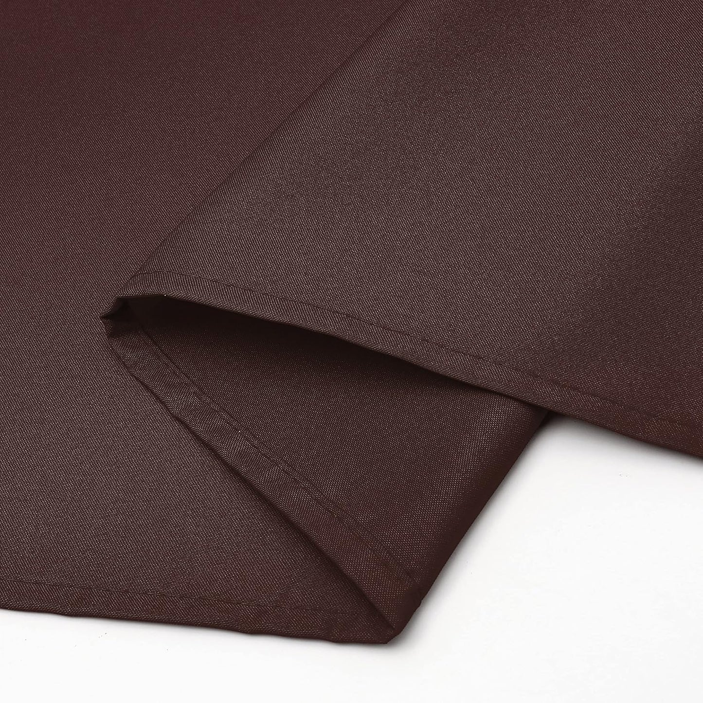 Wewoch Chocolate Rectangle Tablecloth Water Resistant Washable Polyester Table Cloth for Dining,Kitchen, Parties Weddings and Outdoor Use 60 Inch by 104 Inch