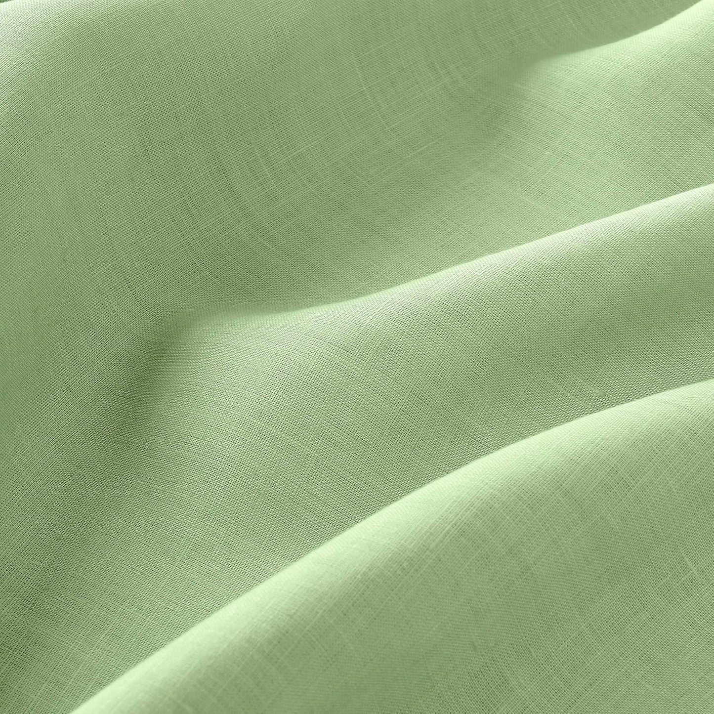 D'Moksha Homes Linen Tablecloth 60 x 120 Inch - 100% Pure Linen Sage Green Table Cloth for Rectangle Tables - Machine Washable Cloth Tablecloth for Fall, Autumn and Halloween