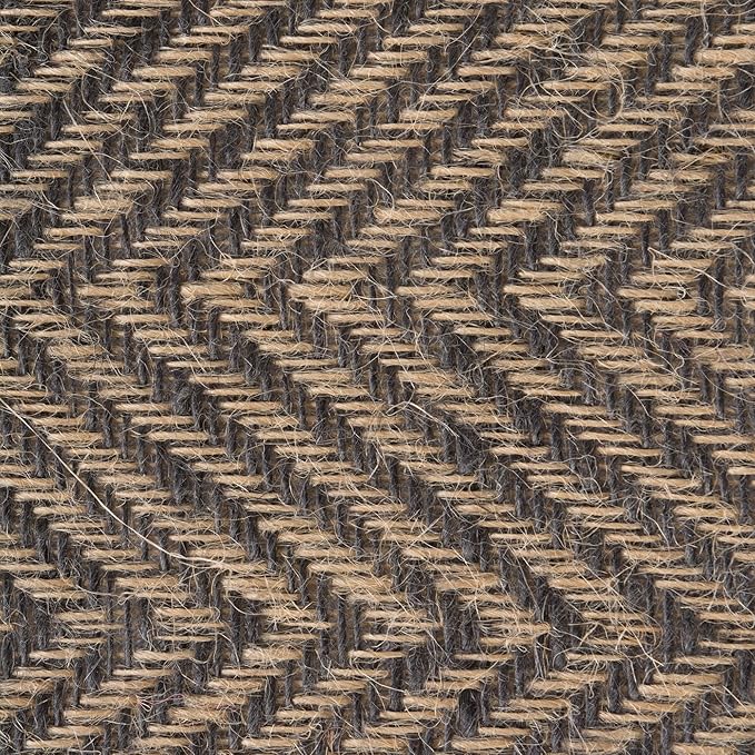 DII Jute Burlap Collection Kitchen Tabletop, Table Runner, 14x72, Chevron Gray