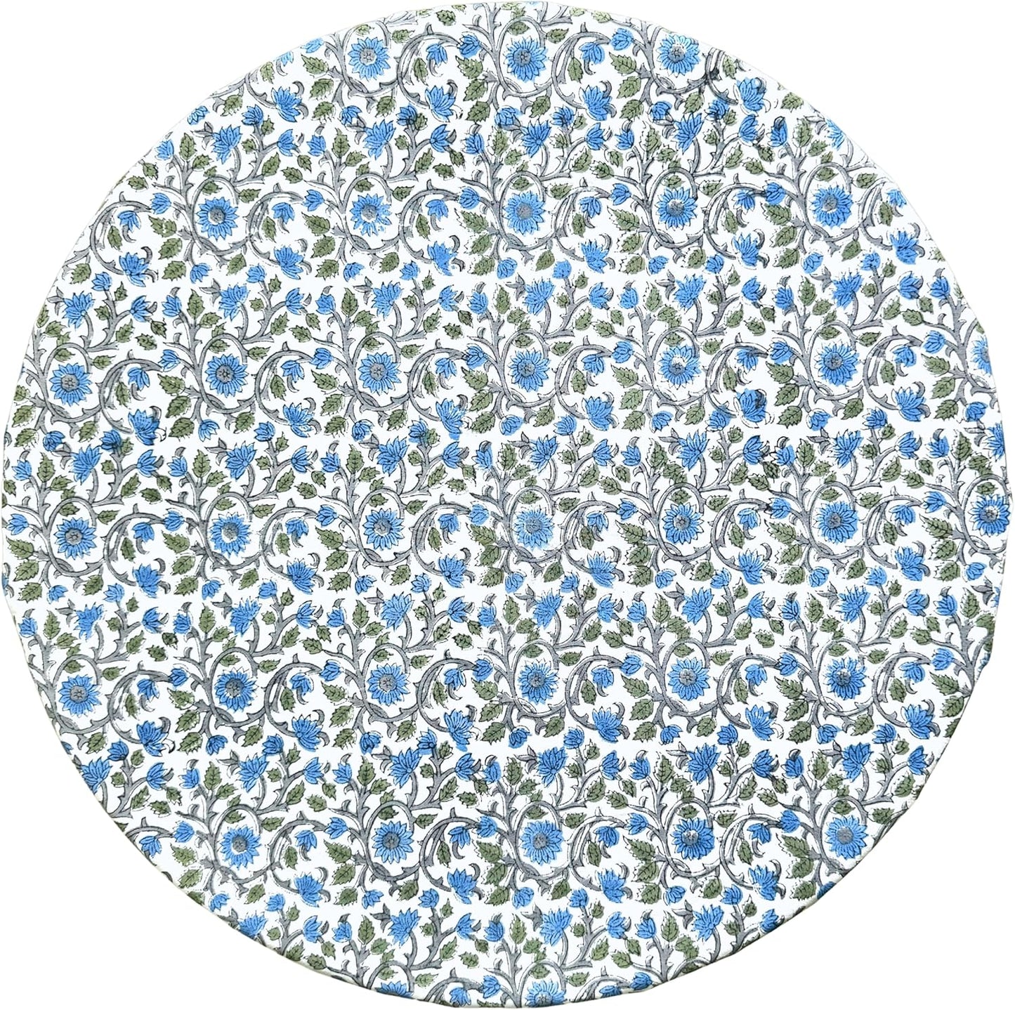 ATOSII Cotton Tablecloth Lake Como 90" Inches Round