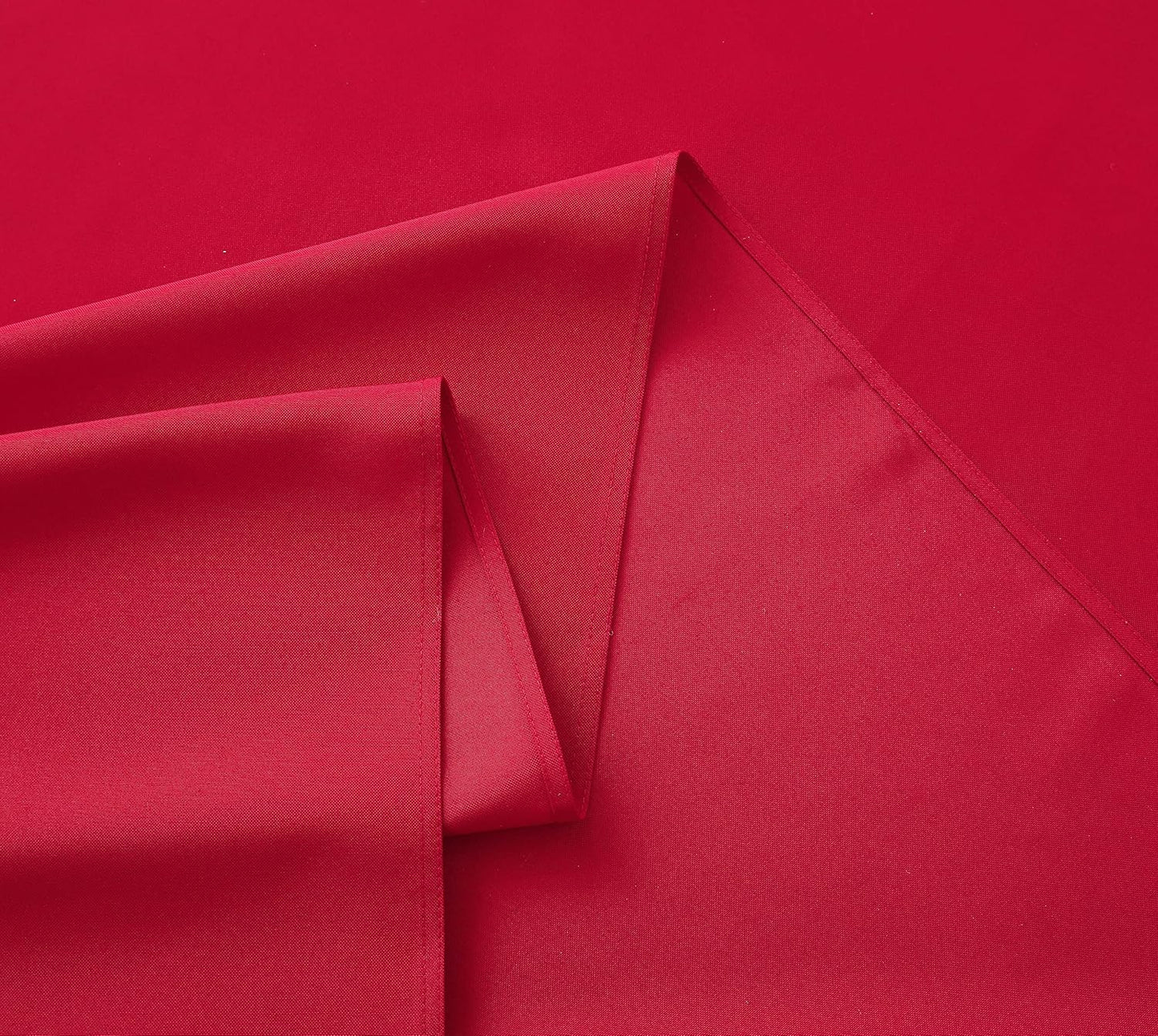 FOLINS&HOME Red Square Tablecloth 70 x 70 Wrinkle Free Waterproof Polyester Table Cloths, Spillproof Heavy Duty and Washable Table Cover for Party, Banquet, Indoor and Outdoor - Rectangle/Oblong